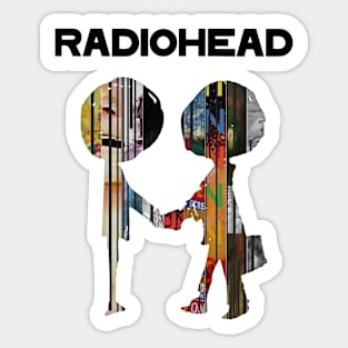 Rainbows Amnesic Kid A Ok-Radio Computer  Pablo Honey A Moon Shaped Pool Sticker